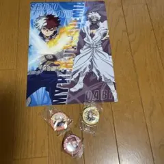 僕のヒーローアカデミア クリアファイルとバッジセット