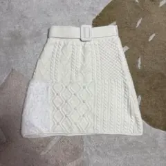 MAJESTIC LEGON ミニスカート 白