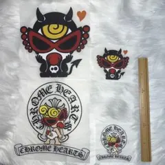 ヒスミニ　大小2枚セット　アイロンプリントシール