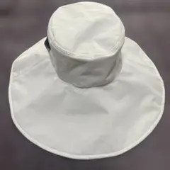 サンバリア100 帽子 ハット アイボリー ツバ幅約14.5cm - メルカリ
