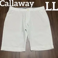 【未使用級‼️】Callaway メンズ　ゴルフ　ハーフパンツ　LL サッカー生地のサムネイル