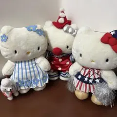ハローキティ ぬいぐるみ 平成レトロ 3個セット 中古品 レア - メルカリ