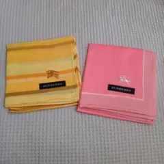 BURBERRY ハンカチセット　春色