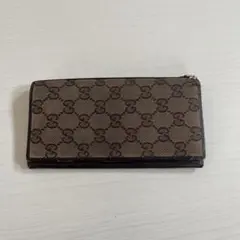 T*M様 GUCCI 長財布 GGキャンバス ブラウン - メルカリ