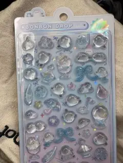ボンボンドロップシール　シマエナガ