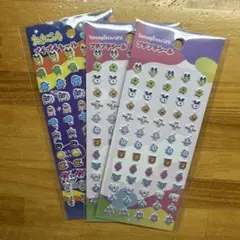 セリア たまごっち プチプチシール 3点セット
