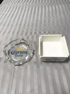 コロナビール　灰皿 小物入れ ２つ