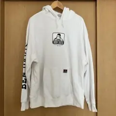 BEN DAVIS ホワイトパーカーＬサイズのサムネイル