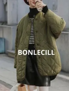 BONLECILL 2way キルティングライナー付き ノーカラージャケット F