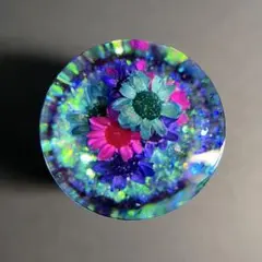 マッツジョナサン スェーデン MATSJONASSON 花 置物 クリスタル - メルカリ