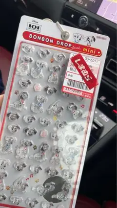 ボンボンドロップシール　101匹わんちゃん　ミニ