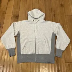 チャンピオン リバースウィーブ ジップパーカー ツートン グレー sizeXL