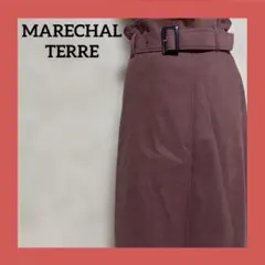 MARECHAL TERRE バーガンディ トレンチスカート 0
