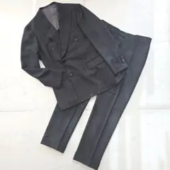 BEAMS F ビームスエフ チェック柄 ダブル スーツ セットアップ 本切羽