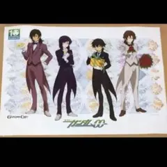 ガンダム00 ガンカフェ 10周年 ポスターメニューペーパー A3