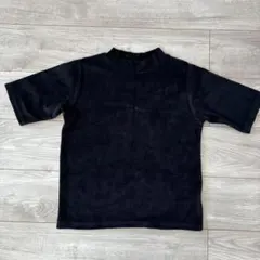 CECIL McBEE 半袖 ベロア Tシャツ 黒 M