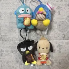 はぴだんぶい×スシロー コラボ限定マスコット【4体セット】