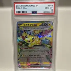 2026年最新】ピカチュウex RR M2a 044/193 PSA10の人気アイテム - メルカリ