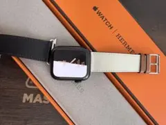 極美品】Apple Watch エルメス レザーバンド エキパージュ 45mm - メルカリ