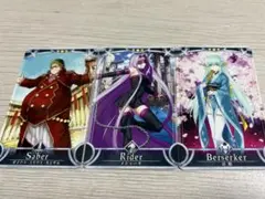 Fate/Grand Order Arcade サーヴァントカード 3枚セット
