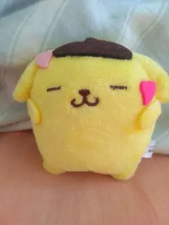 ポムポムプリン　リンリン鈴ぬいぐるみ　ハート