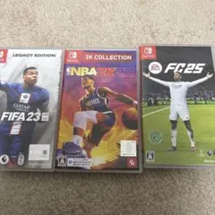FIFA 23 、NBA 2K23, FC 25 セット