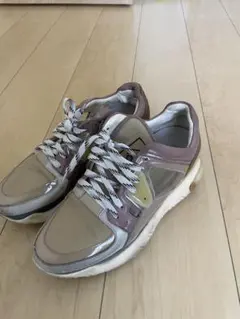 Fendi メッシュスニーカー ベージュ/ブラウン