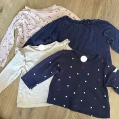 ベビー服 トップス 4点セット80〜100cm ptit main UNIQLO