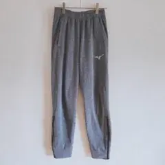 【MIZUNO】（S）ランバードロゴ入りリブスウェットパンツ/ユニセックス