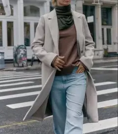 ZARA ザラ チェスターコート ベージュ 新品未使用タグ付き　L