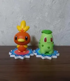 ポケモン わくわくゲットくじ 2012 I賞アチャモ チコリータ