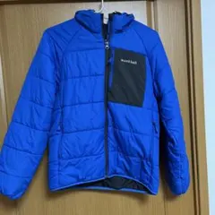 mont-bell フード付き中綿リバーシブルコート　150センチ