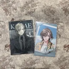 叶　チェキ風カード　ステッカー