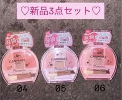 【新品】キャンメイク　プランぷくコーデアイズ　04.05.06