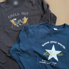 devirock　長袖Tシャツ2枚セットデビロック160cm 長袖ロンT 綿