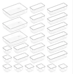 収納箱　引き出し　トレー　仕切り　25個セット