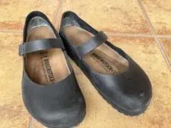 美品【ビルケンシュトック】マントバ レザーシューズ 24.5 ストラップ 廃盤品 美品【ビルケンシュトック】マントバ レザーシューズ 24.5