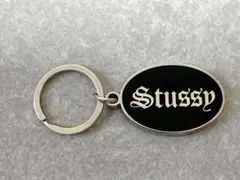 STUSSY ステューシー キーホルダー オーバル型 ブラックのサムネイル