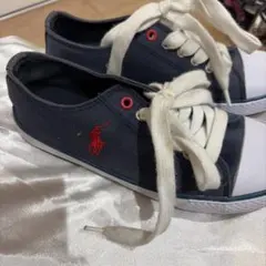 POLO RALPH LAUREN スニーカー ネイビー 値下げ交渉OKのサムネイル