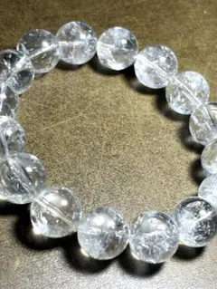 【84161】 虹入り ハーキマーダイヤモンド 17mm ブレスレット 天然石 84161】 虹入り ハーキマーダイヤモンド 17mm ブレスレット 天然石