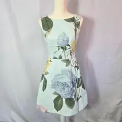 TED BAKER ノースリーブ ワンピース 花柄 - メルカリ
