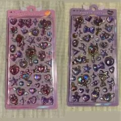 正規品　BONBON DROP シールセット マジカル　ピンク　パープル