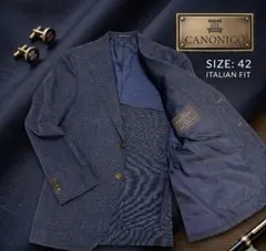 グリーンレーベルリラクシング カノニコ テーラードジャケット 紺　42