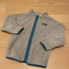 パタゴニア　4歳　ジャケット　ジャンバー　羽織り　フリース　グレー