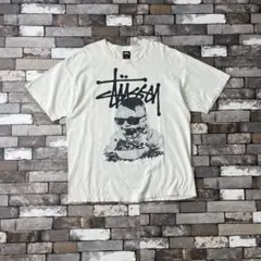 409〉STUSSY 半袖Tシャツ ダンスガール 白T メキシコ製 L - メルカリ
