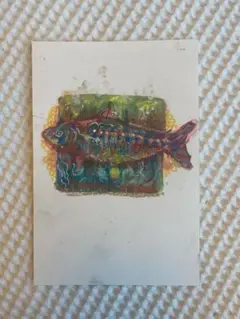 ドローイング　魚　イラスト