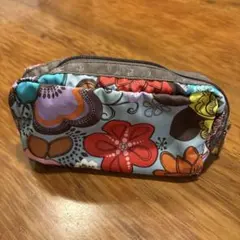 LeSportsac レスポートサック　カラフル花柄　ポーチ