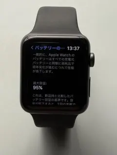 美品　Apple Watch スペースグレー Series３ 42mm GPS