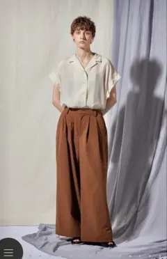 希少】SEEALL・HALF SLEEVE SHIRTS 柿渋染め - メルカリ