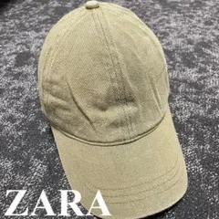 ZARA ザラ 無地 エイジング ベースボール キャップ 帽子